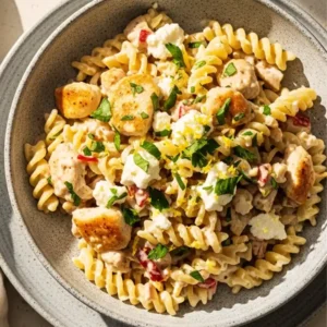 Pasta with Goat Cheese and Chicken: An Easy Bistro-Style Dinner